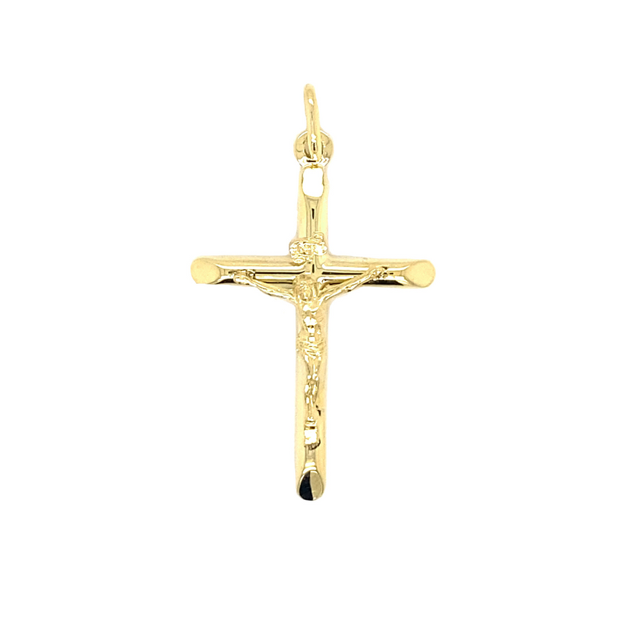 *Replaced with 9KCR898* 9k YG Italian Crucifixion Pendant 30mm x 22mm
