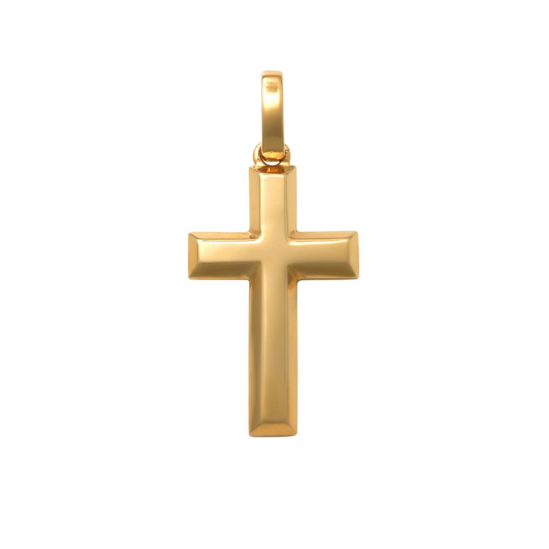 Small Bevelled Edge Cross (17x10mm)