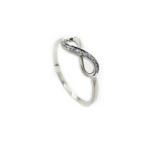 0.08ct Diamond Infinity Ring