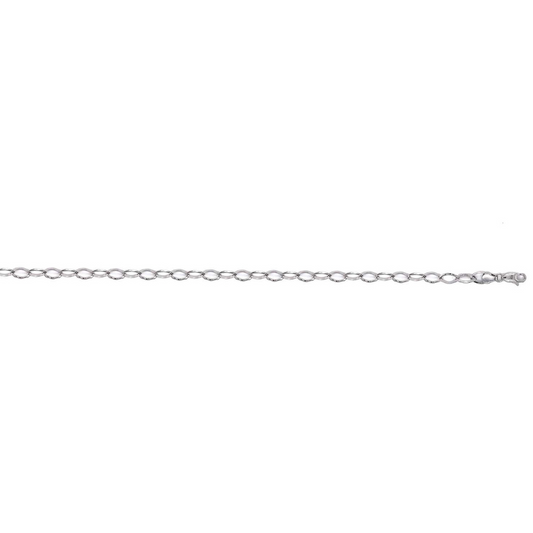 WG Oval Link bracelet 6.7mm wide (priced per gram)