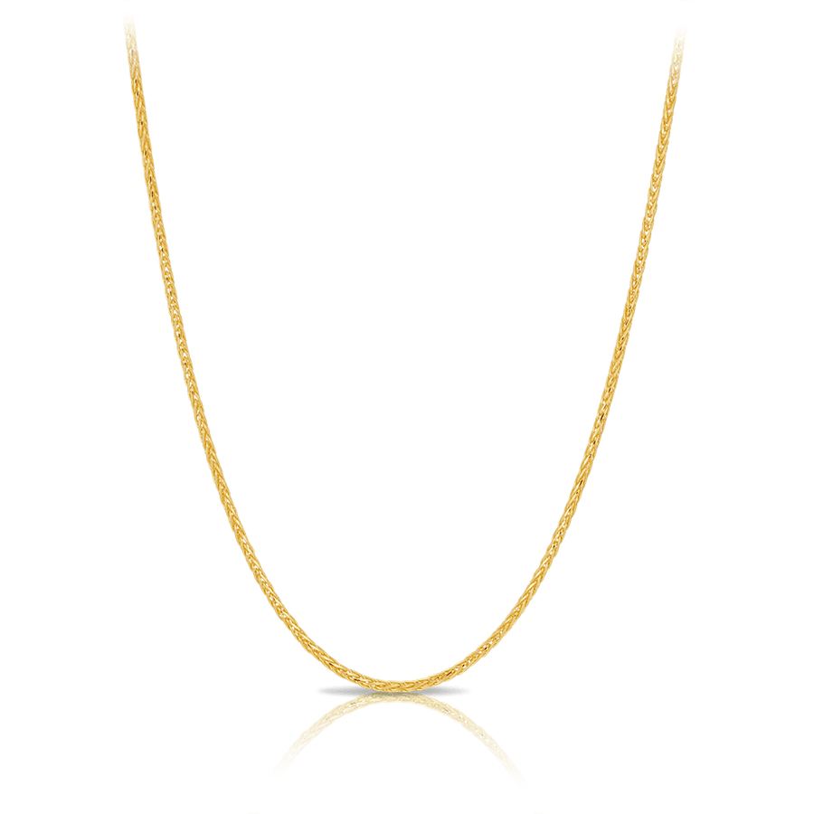 18k YG Italian Solid Magic Chain 1.7mm wide 45cm Approx 11.1g