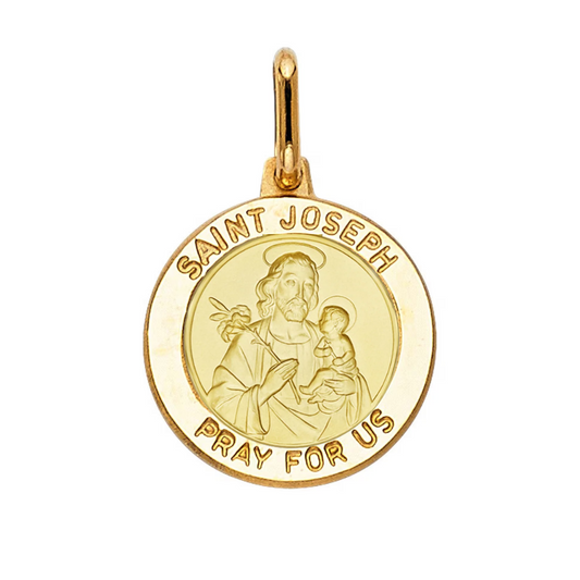 St Joseph Medallion Pendant (16.5mm)