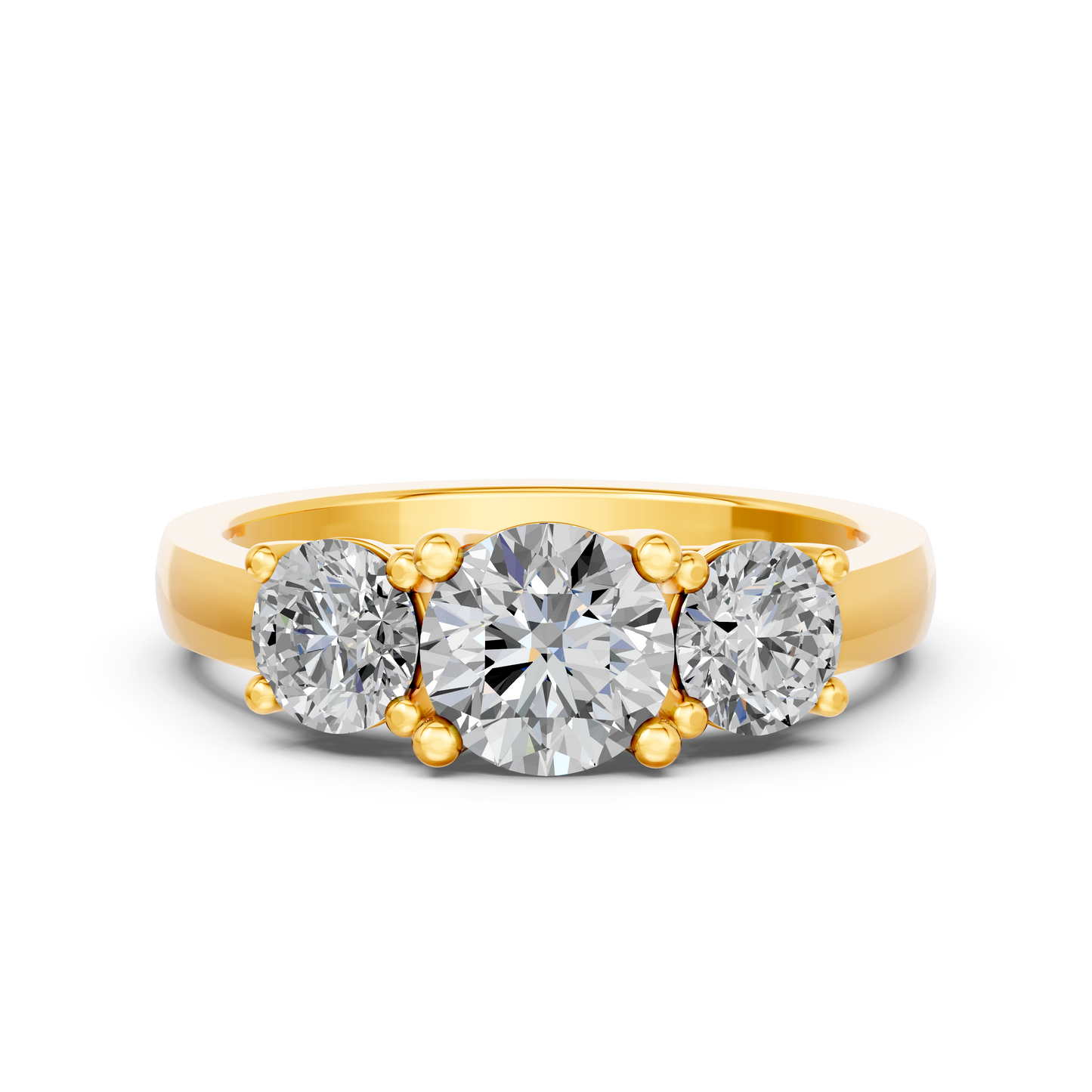Lab Diamond Trilogy Ring (3D = 2.02ct)