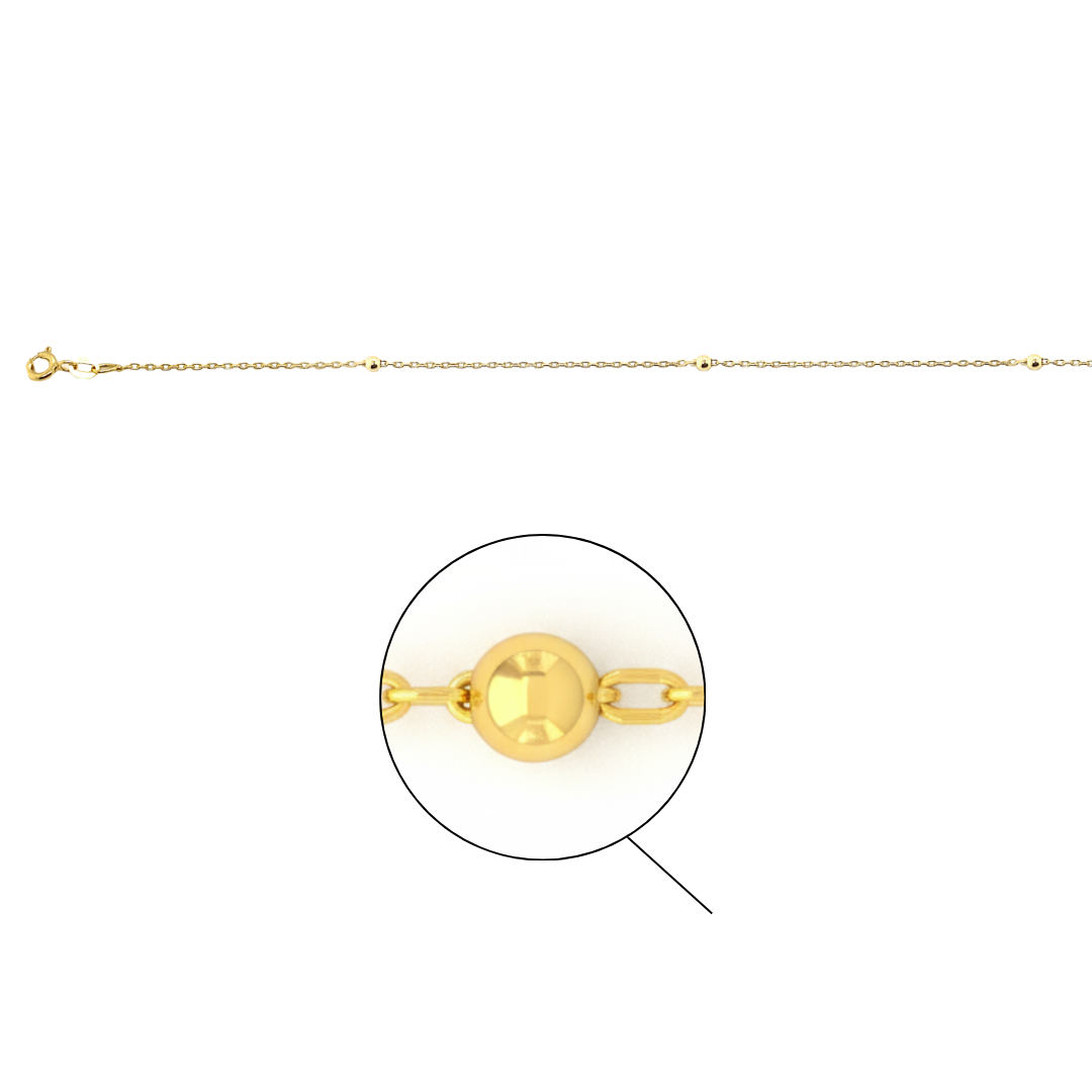 Diamond Cut Trace Chain (1.2mm)