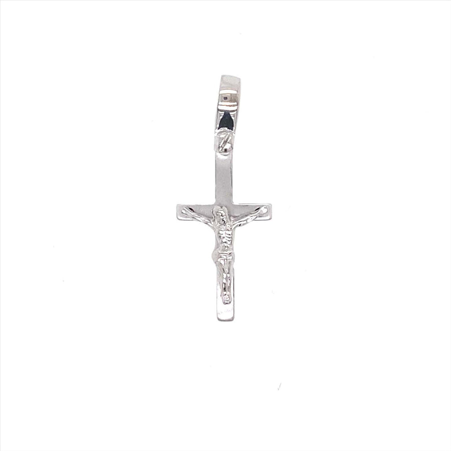 9k WG Italian Solid Crucifixion Pendant 22mm x 11mm Approx 1.5g