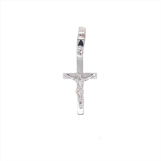 9k WG Italian Solid Crucifixion 22x11mm (priced per gram)