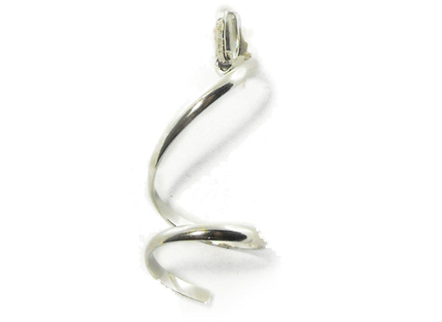 18k YG Italian Solid Spiral Pnd 30mm