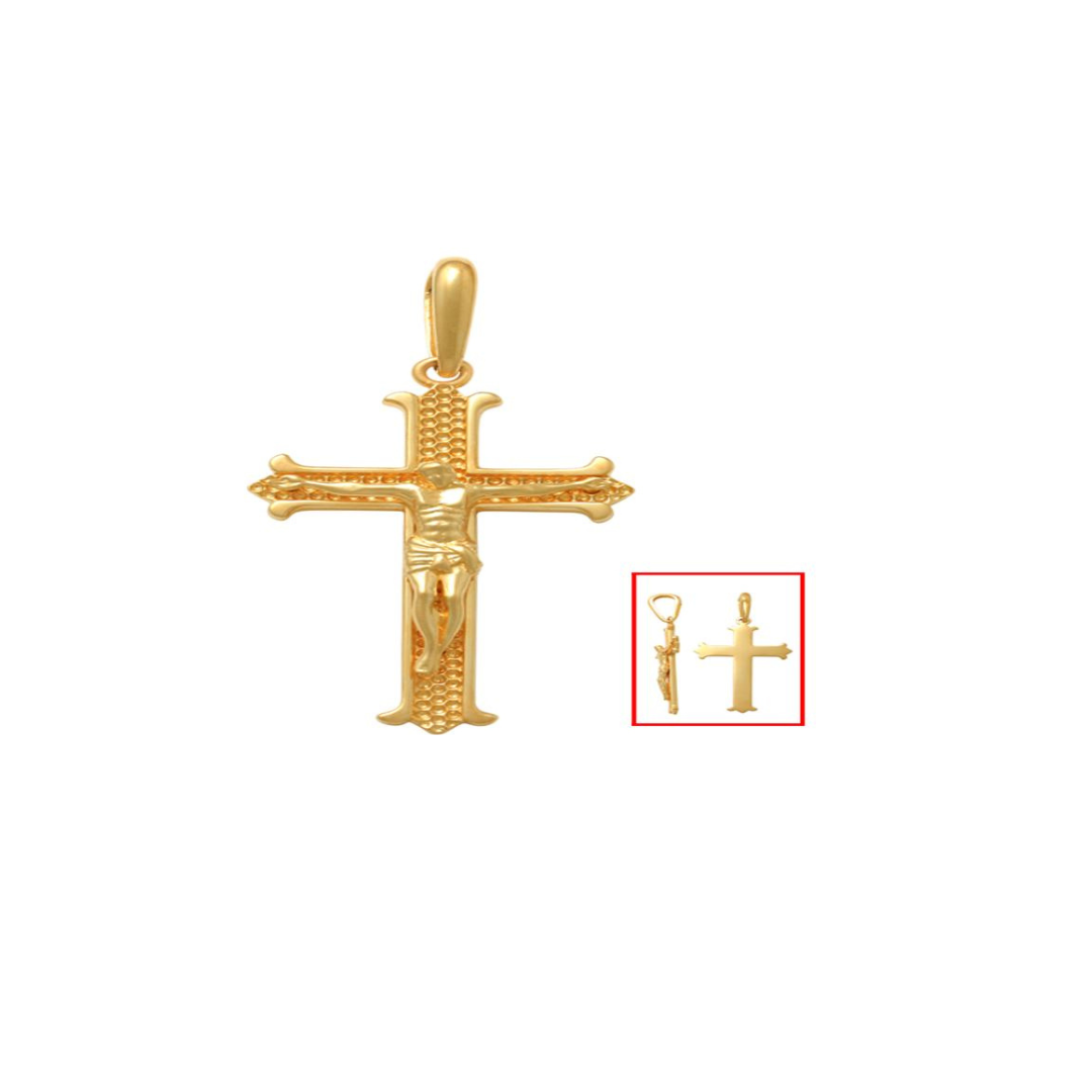 YG Crucifixion Pendant 30mm x 18.40mm