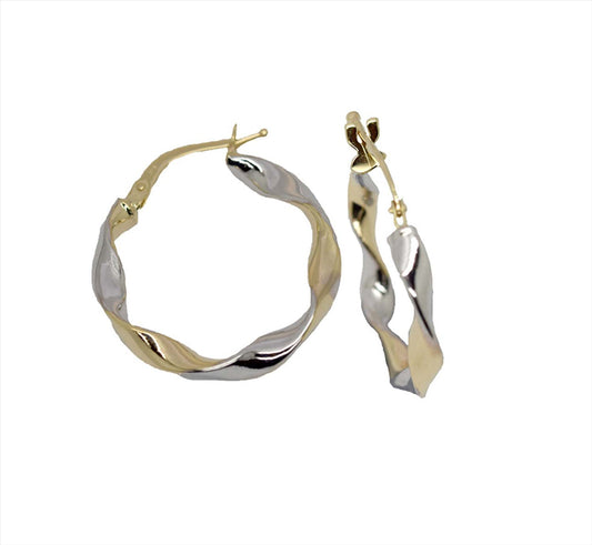 9k Twist Tube Hoops (3mm)