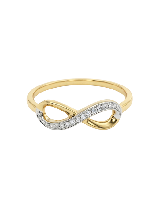 0.08ct Diamond Infinity Ring