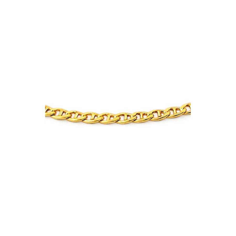18k YG Italian Solid Anchor Chain 2.3mm wide 42cm Approx 4.5g