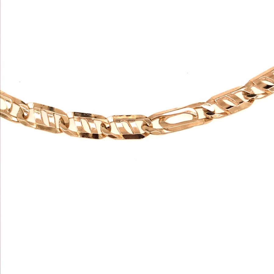 9k YG Italian Birdseye Chain mm wide 55cm  Approx 24.4g
