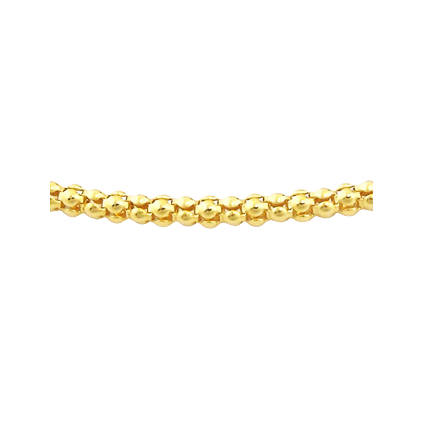18k YG Italian Solid Popcorn design Chain 2.0mm wide 42cm Approx 4.0g