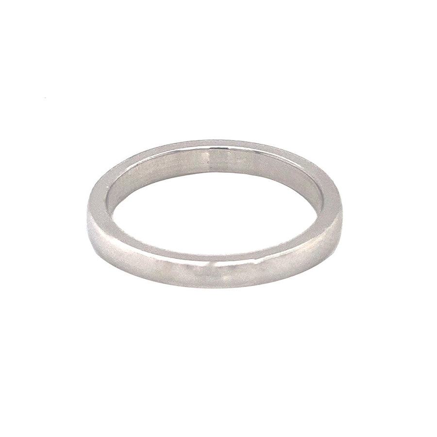 18k WG 2.8mm (1.8mm) Wedding Band..