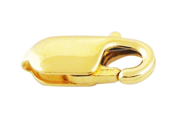 18k YG Parrot Clip with Jump Ring Finding 13mm (priced per gram)