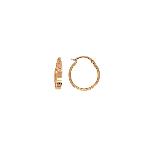 9k Square Tube Hoops (3mm)