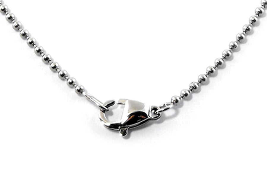 Stainless Steel Ball Chain 1.5mm wide 45cm.