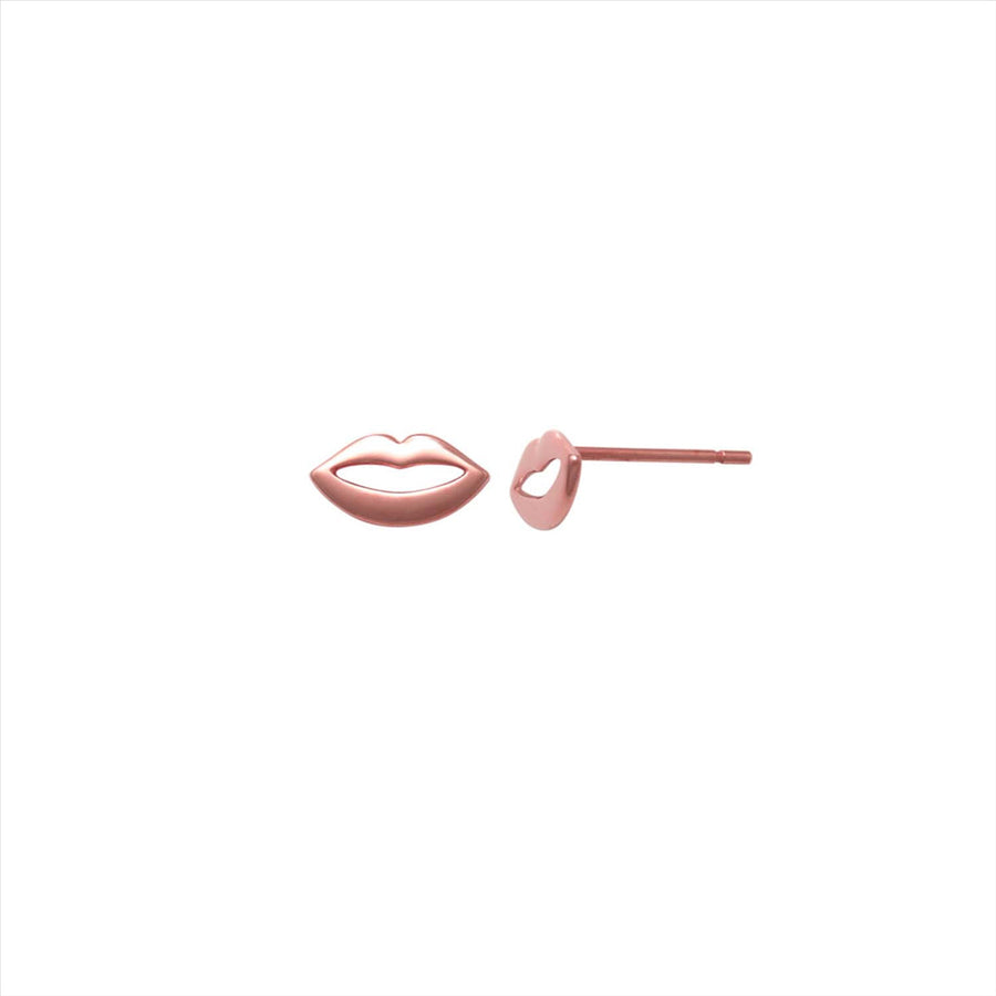 9k RG Lip Stud Earrings 4x8mm