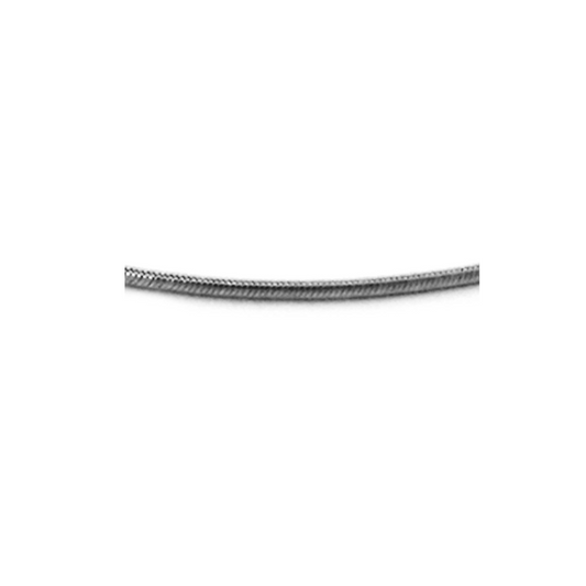 9k WG Italian Solid Snake Chain 0.9mm wide 42cm . Approx 2.1g