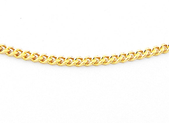 YG Italian Curb Chain 1.2mm wide (priced per gram)