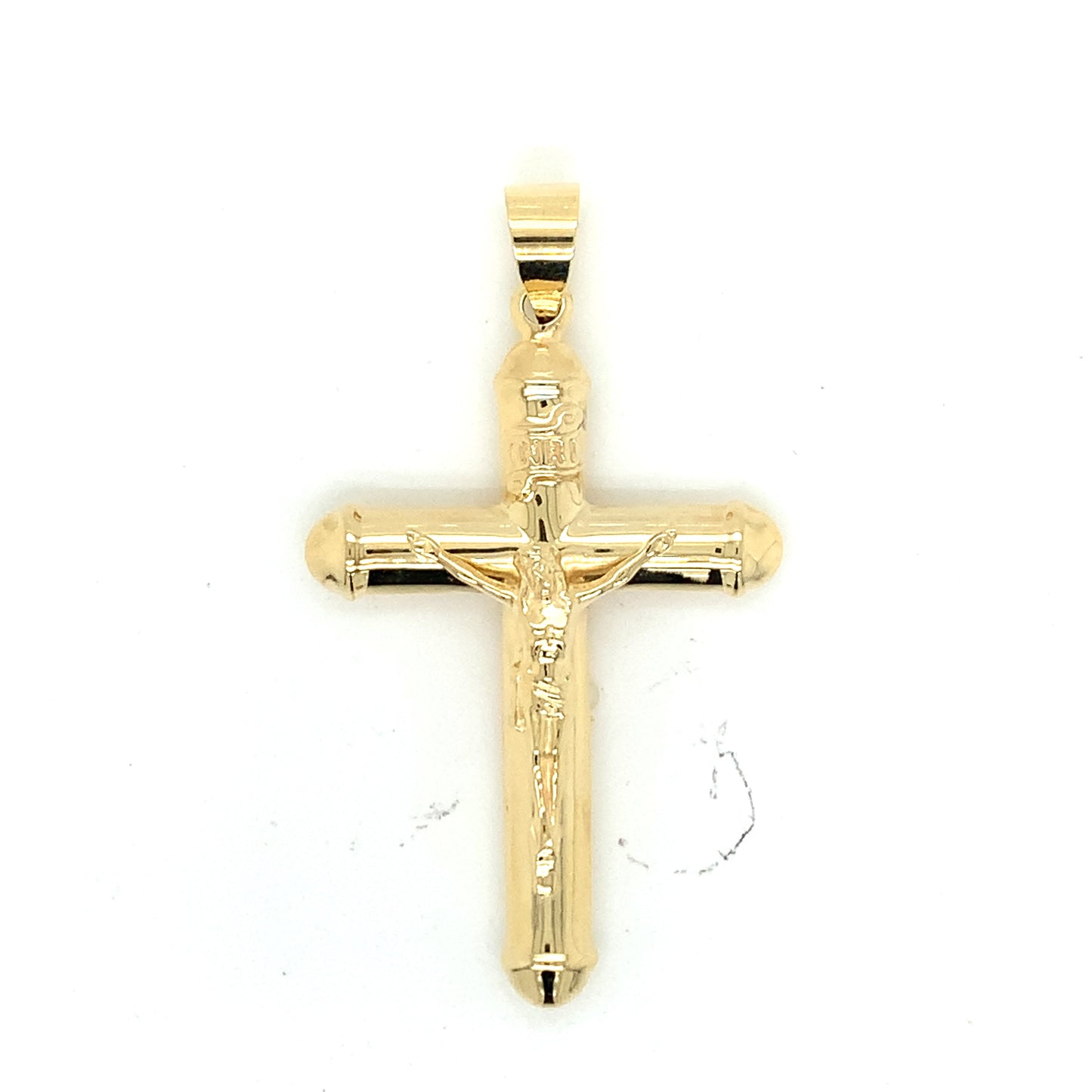 9k YG Crucifixion Pendant