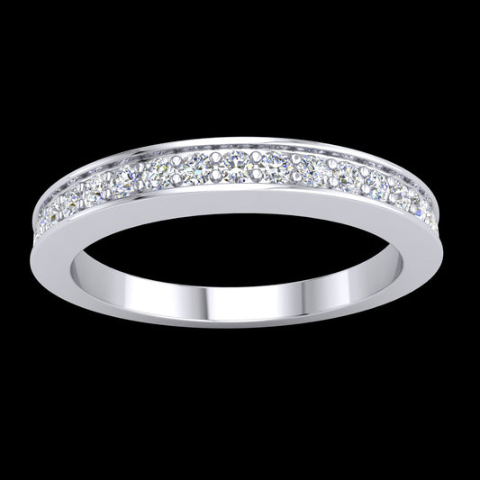 0.16ct Diamond Wedding Band