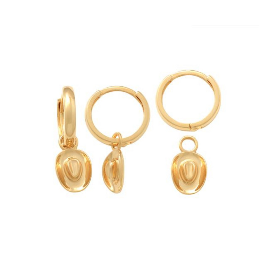 Cowboy Drop Earrings  (2mm)
