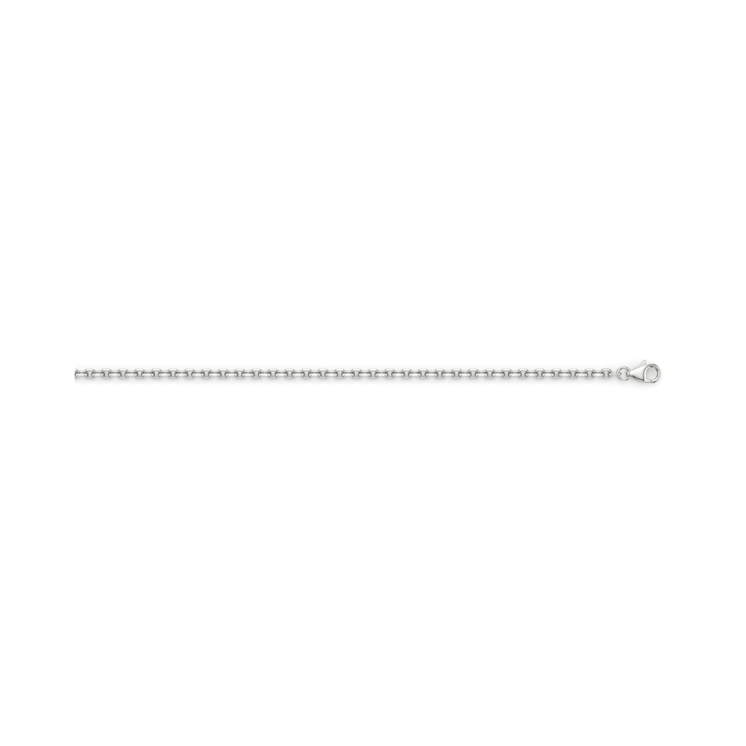 9k WG Italian Solid Oval Link Chain (2.0mm)
