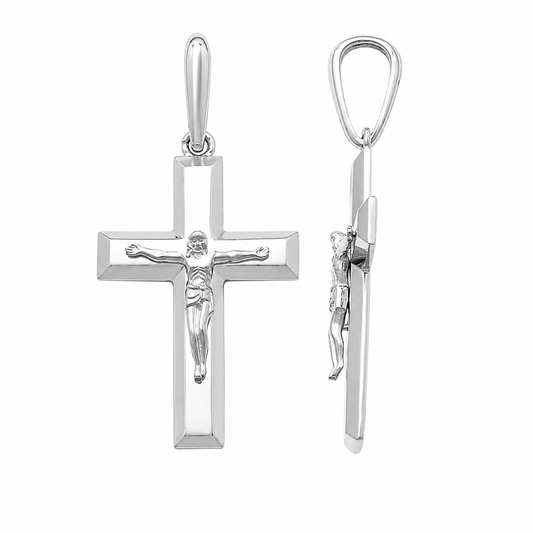 Large Bevelled Crucifixion (25mm x 17mm)