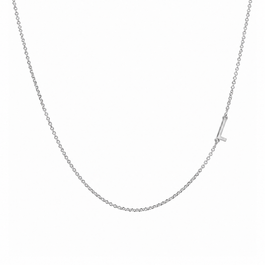 9k WG Letter L Trace Chain (1.1mm)