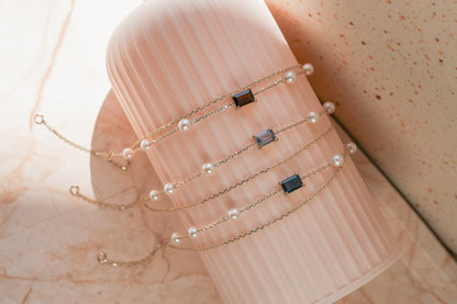 FWP & Tanzanite Bracelet (6 x 4mm)