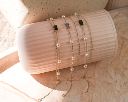 FWP & Tanzanite Bracelet (6 x 4mm)