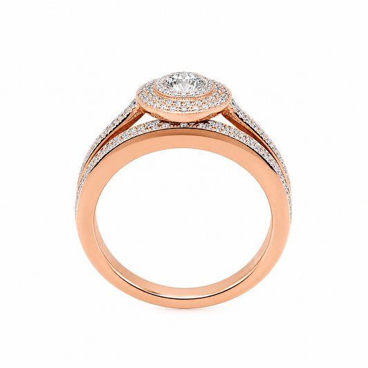0.26ct Diamond Engagement Ring Set Wedding Band