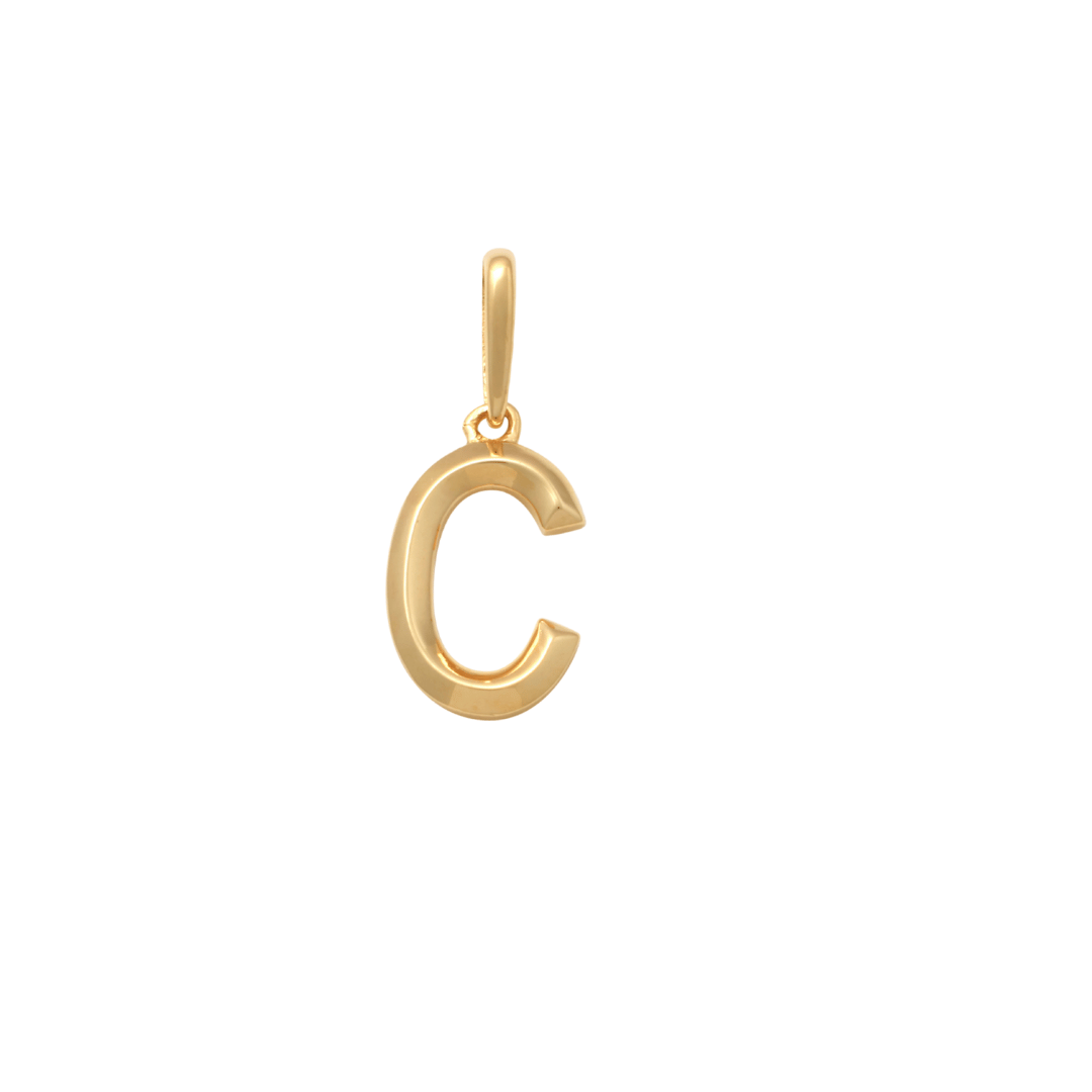 Block Letter Pendants (10.9mm)