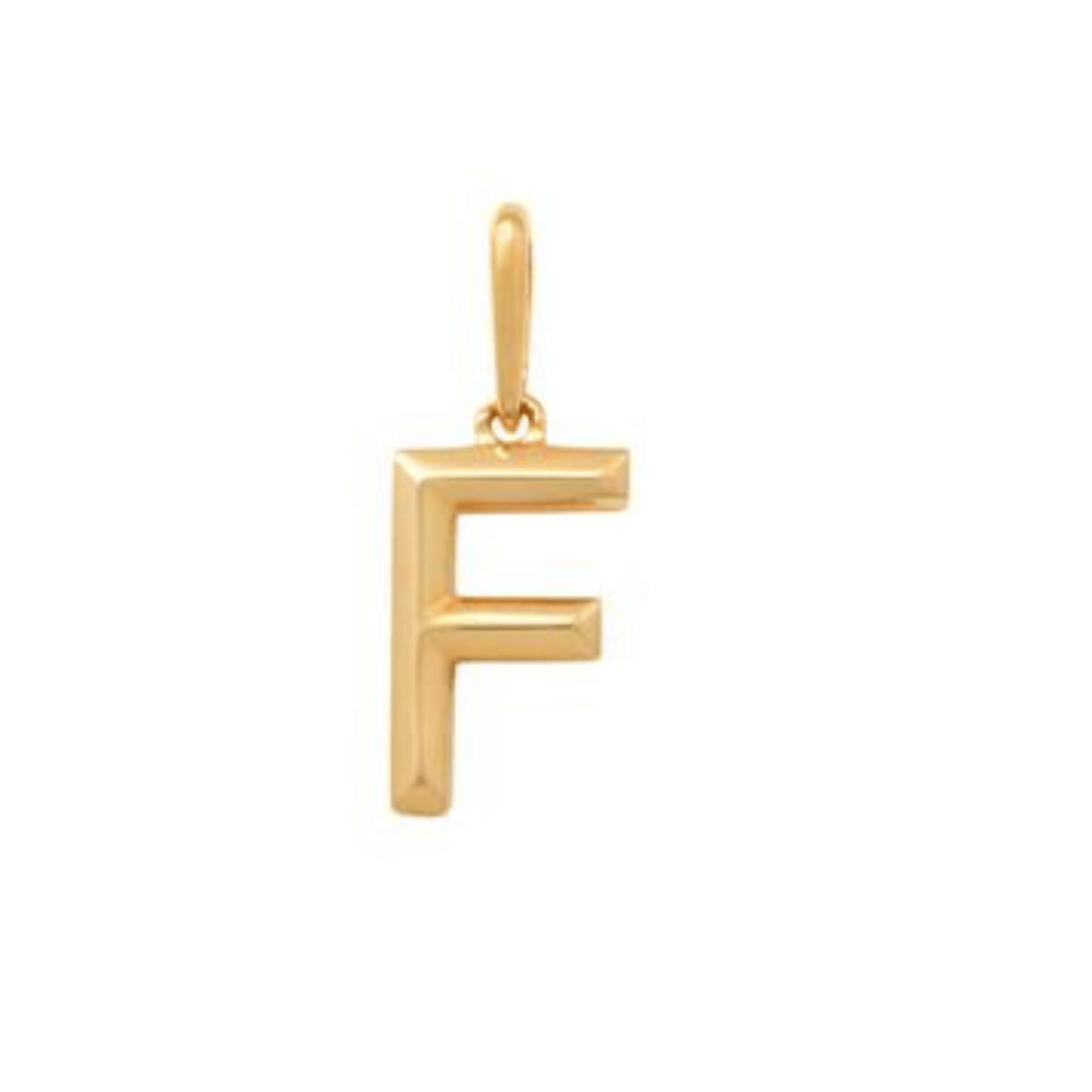 Block Letter Pendants (10.9mm)