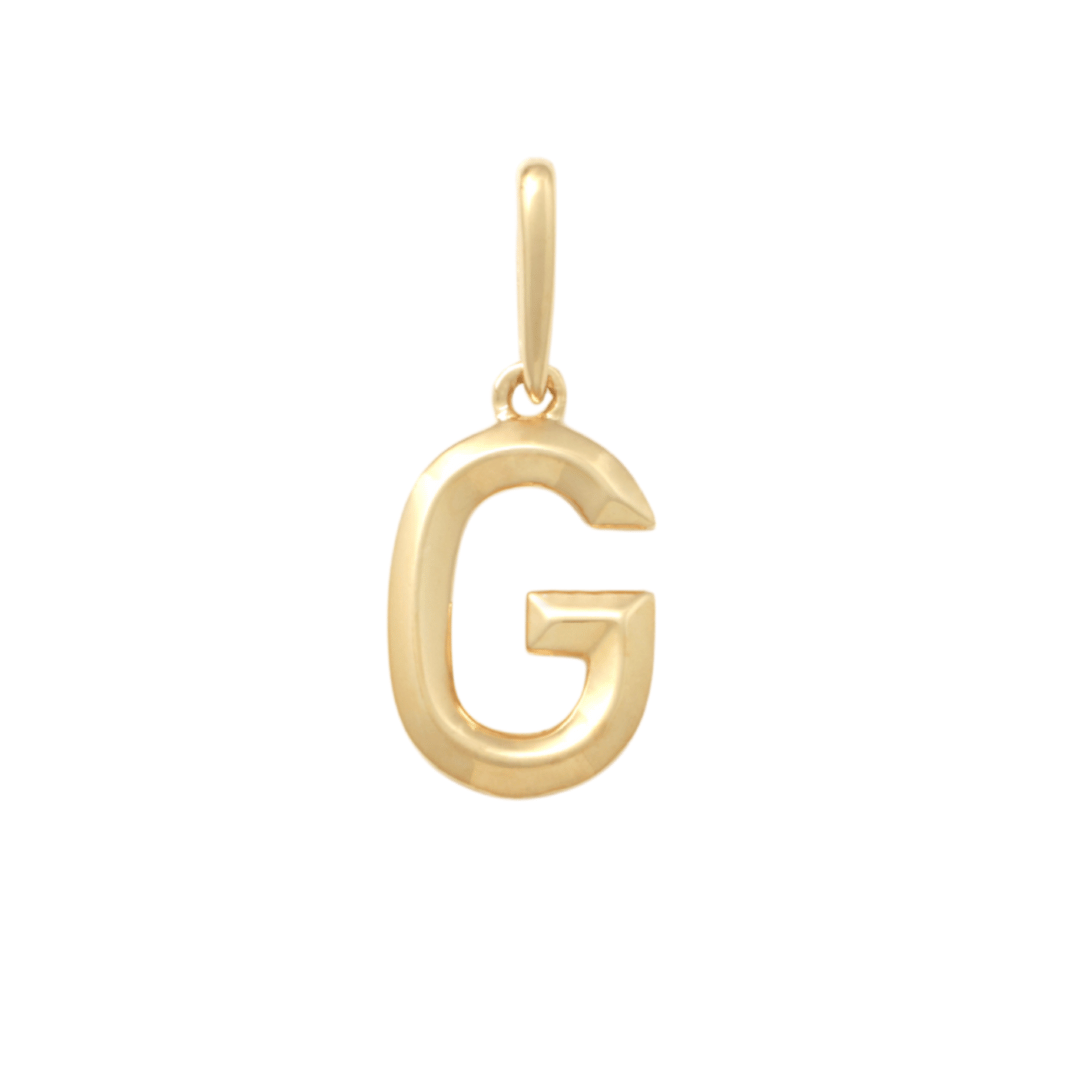Block Letter Pendants (10.9mm)