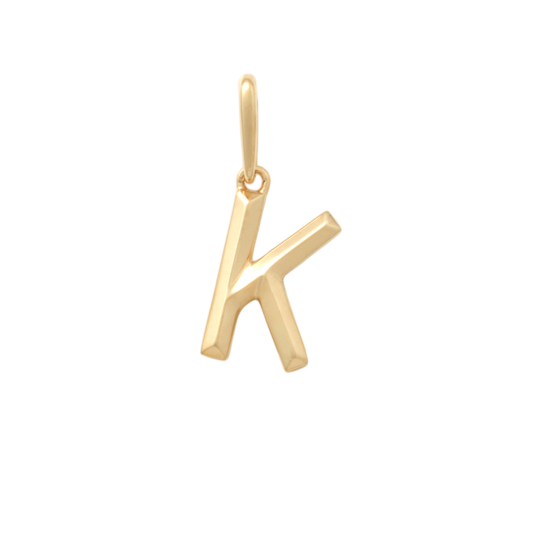 Block Letter Pendants (10.9mm)