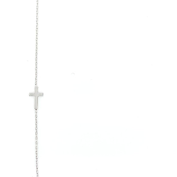 WG Solid Paperclip Chain Wire With Cross soldered sideways (priced per gram)