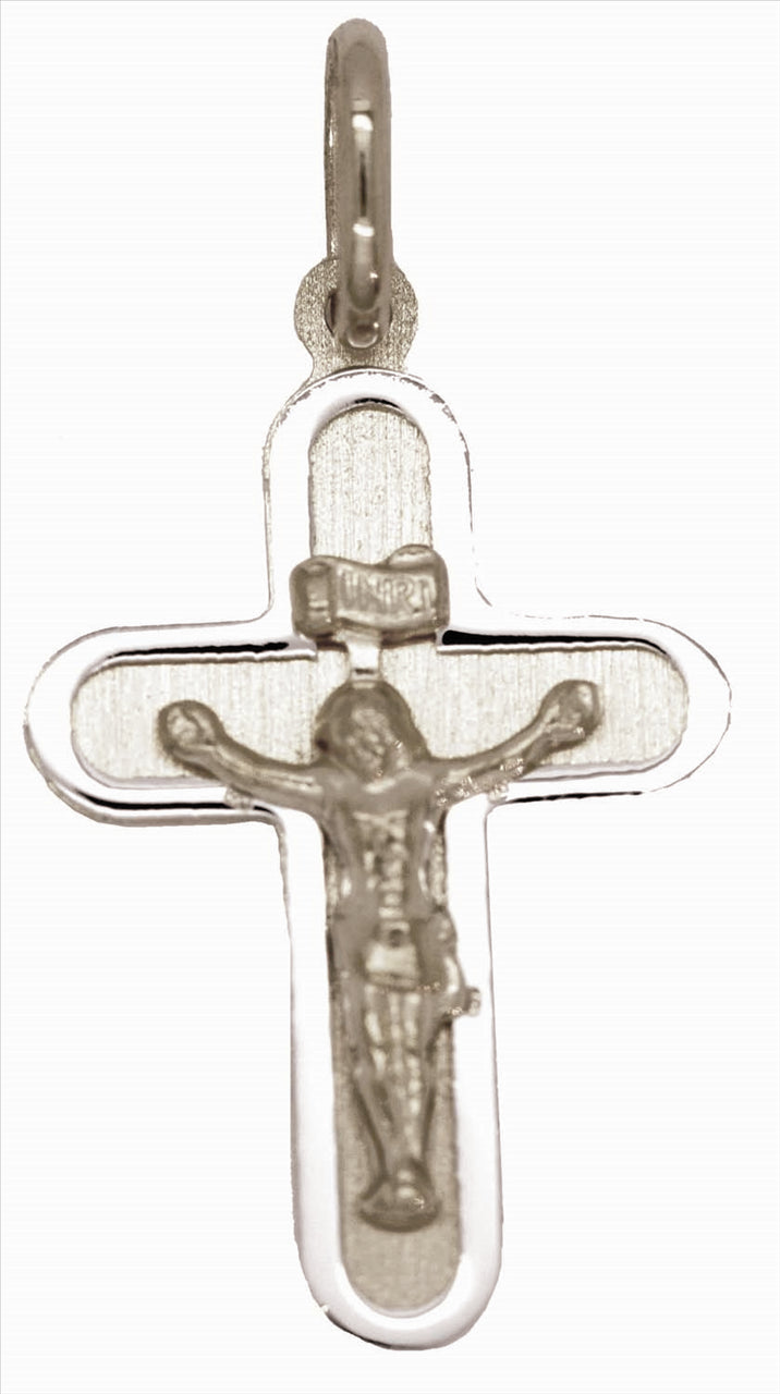 9k WG Italian Crucifixion Pendant.  20 x 15mm