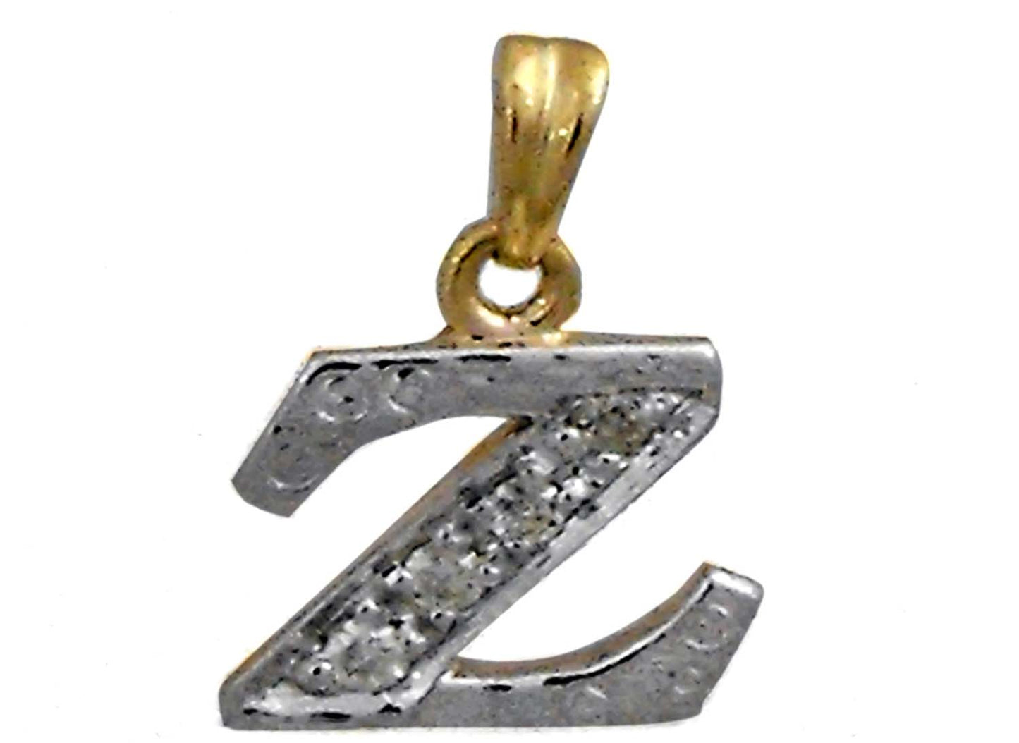 Diamond Block Letter Z (4D = 0.07ct 10mm)
