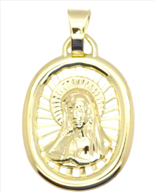 YG Madonna Oval Pendant