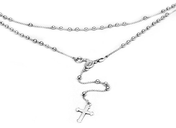 925 Italian Rosary Bead Chain