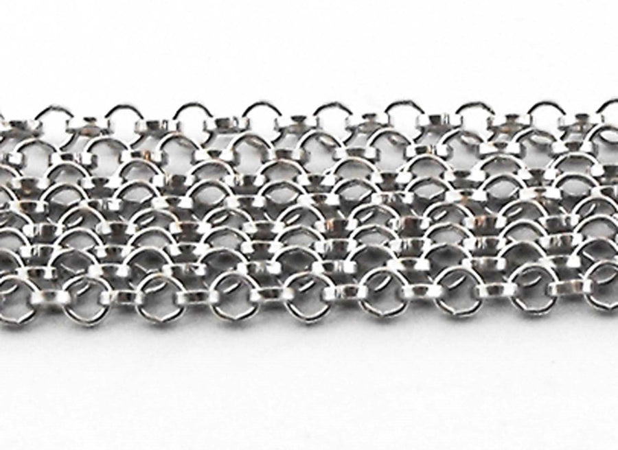 9k WG Safety Chain1.5mm wide. Minimum purchase 100cm, Approx 4.1g