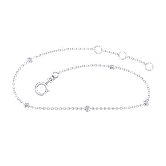 0.25ct Diamond Oval Link (0.80mm)