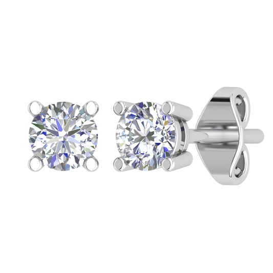 Lab Diamond Stud Earrings (2D=0.50ct)