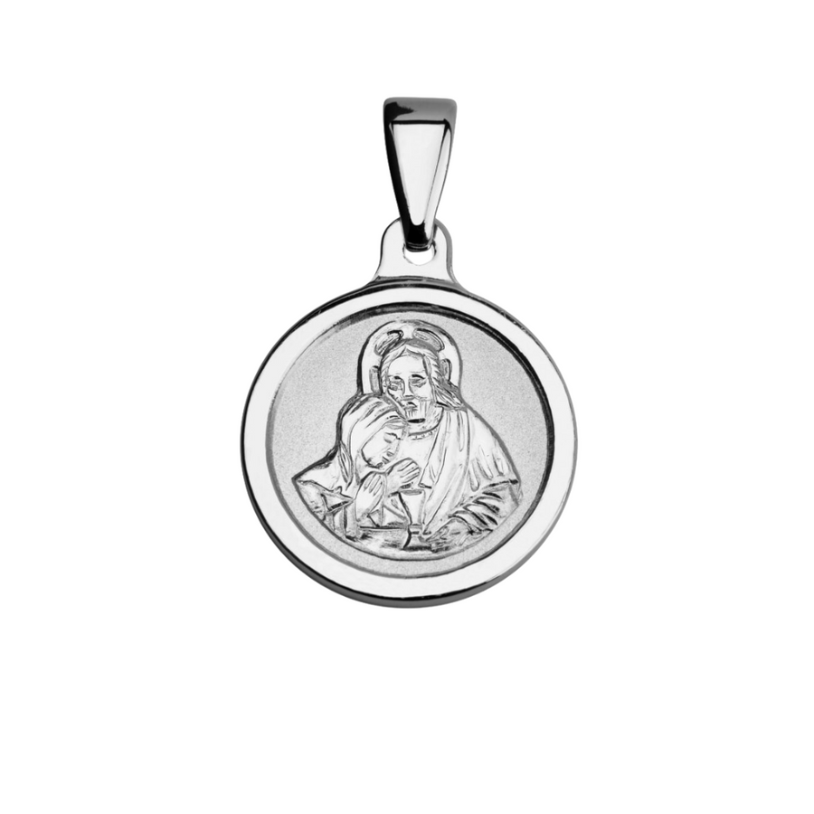 925 1st Communion Medallion Pendant 15mm
