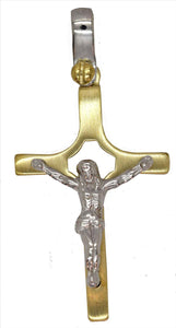 9k 2T Italian Crucifixion 25x16mm