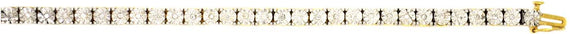 9k YG Diamond Tennis Bracelet 4.7mm wide