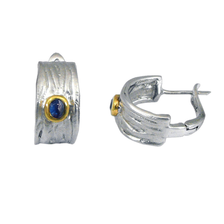 925 Fancy Juvite Earrings set with Sapphire = 0.44ct. RRP$270.00
