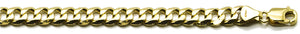 YG Italian Flat Curb Chain 5.8mm wide (priced per gram)